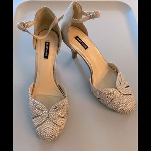 Alex Marie Ankle Strap Sparkly Heel (Size 8.5)